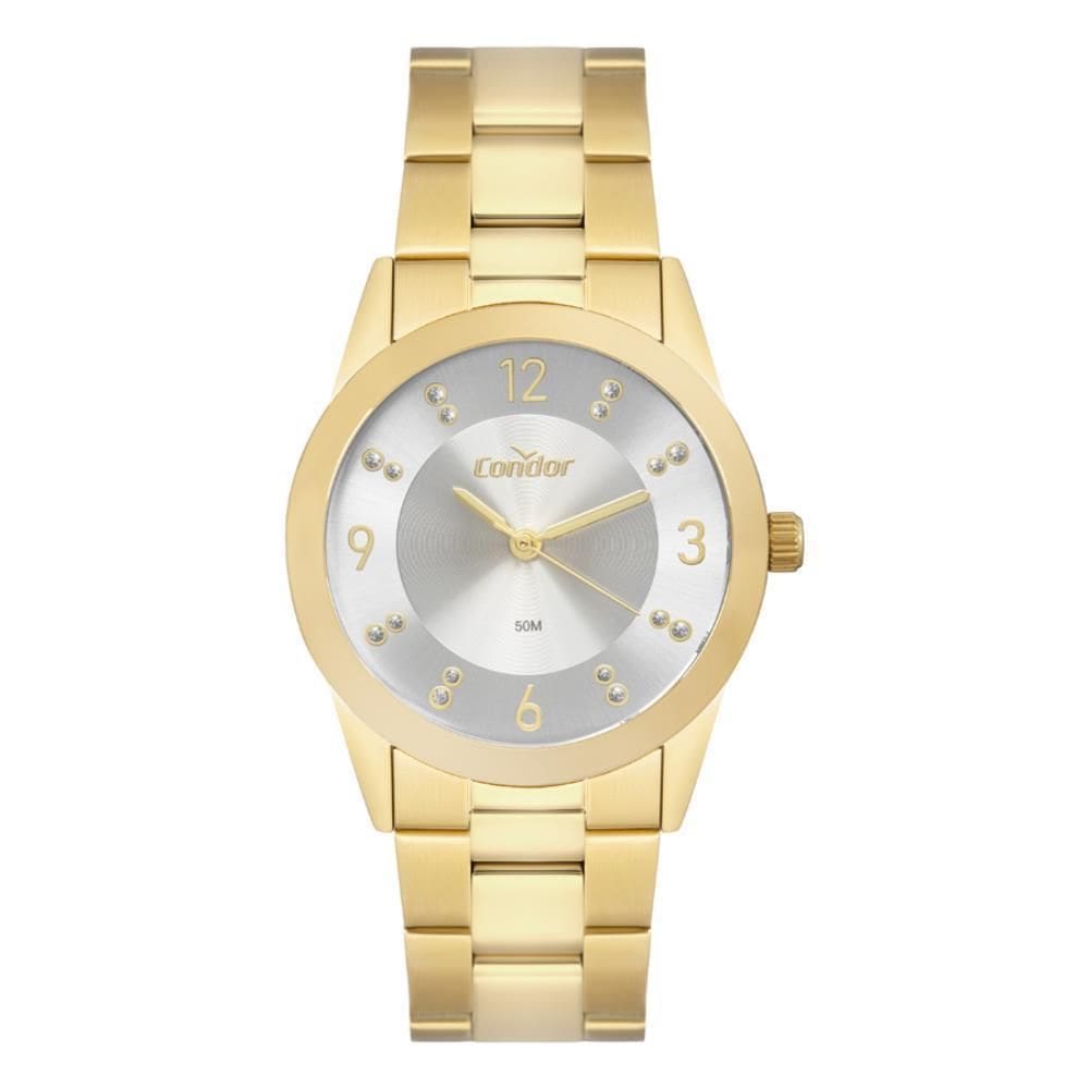 Relógio Condor Feminino Ref: Co2035Nqn/4K Casual Dourado
