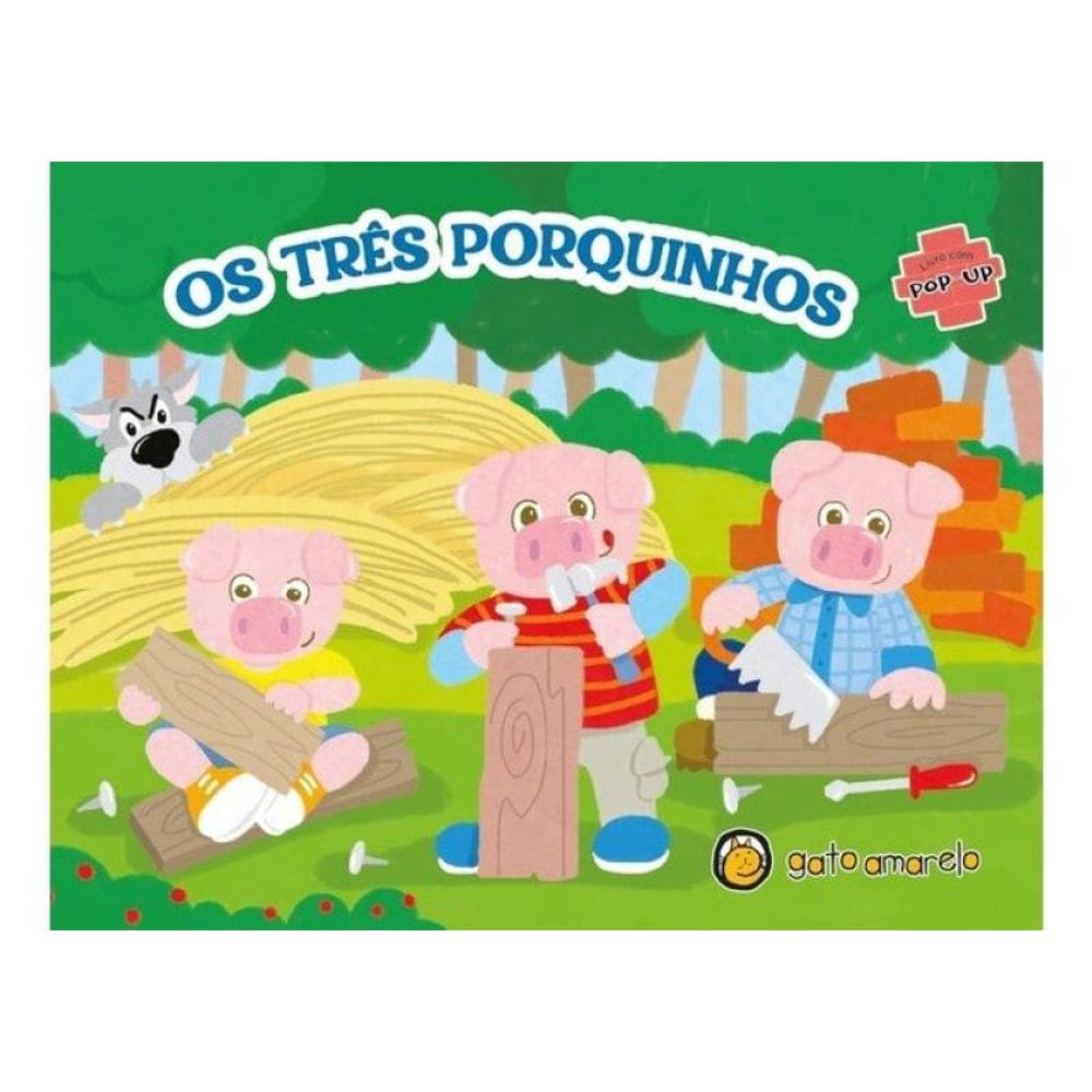 Livro Com Pop-Up - Os Três Porquinhos