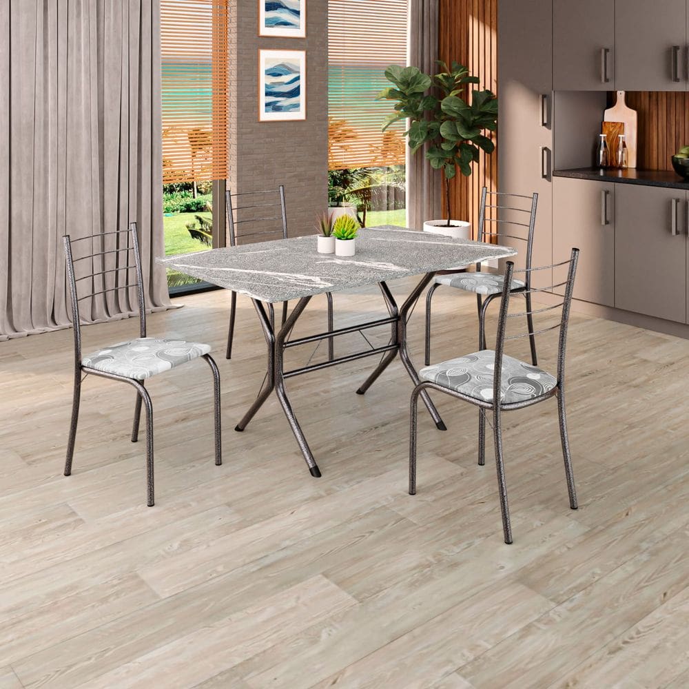 Conjunto de mesa RIO/TOPÁZIO 100x60