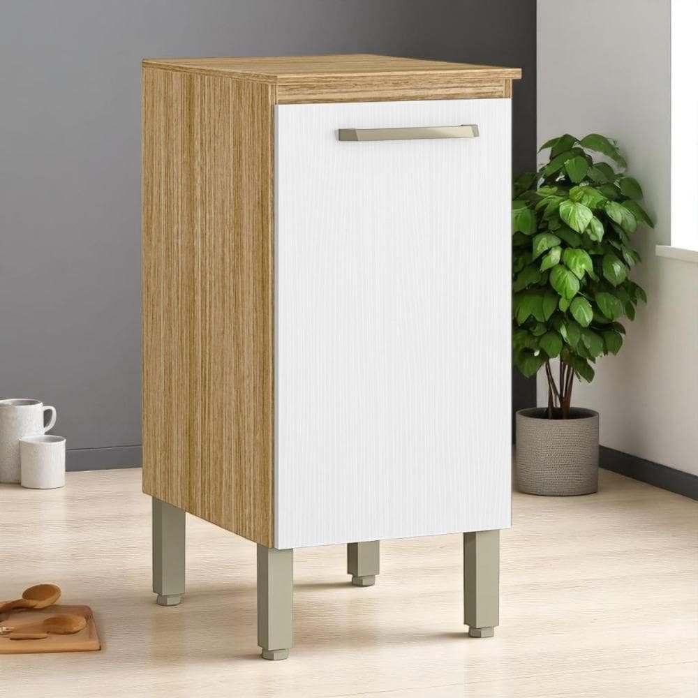 Balcão 1 porta 400 c/ Tampo Lapis Freijó Supremo