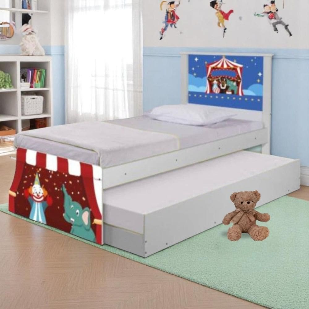 Bi Cama Juvenil Zap com Cabeceira Circo