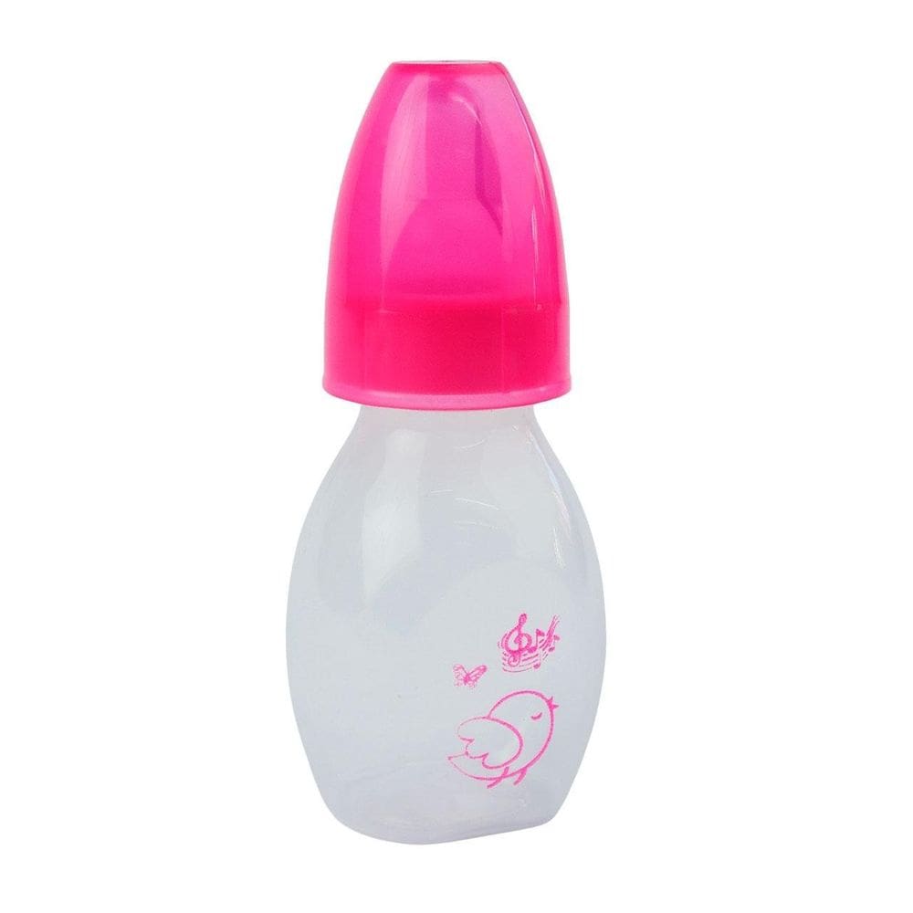 Mamadeira 60ml Chuquinha Estampas diversas Rosa - Tudo em Caixa
