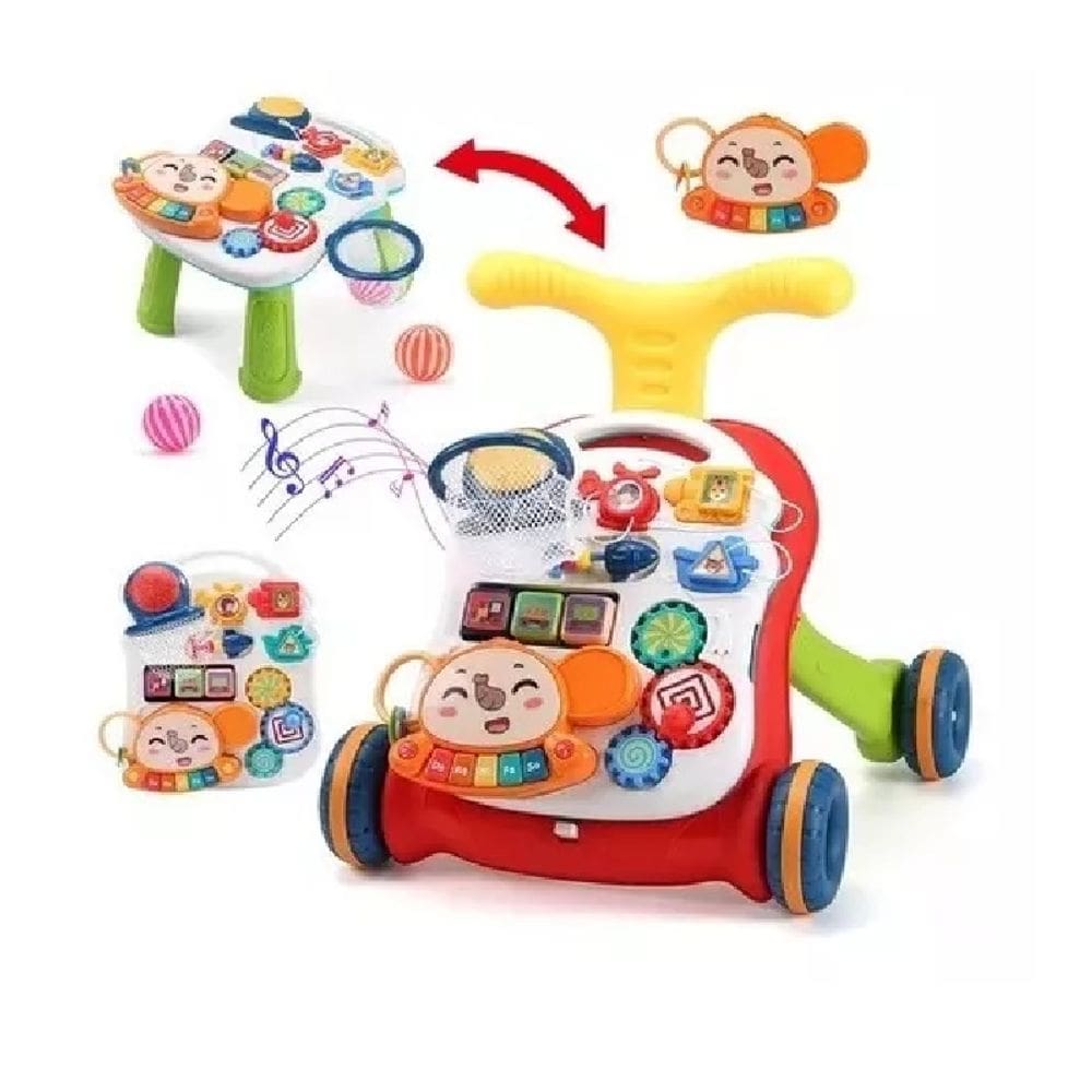 Musical First Steps Baby Table Hiker 2 em 1 com atividade