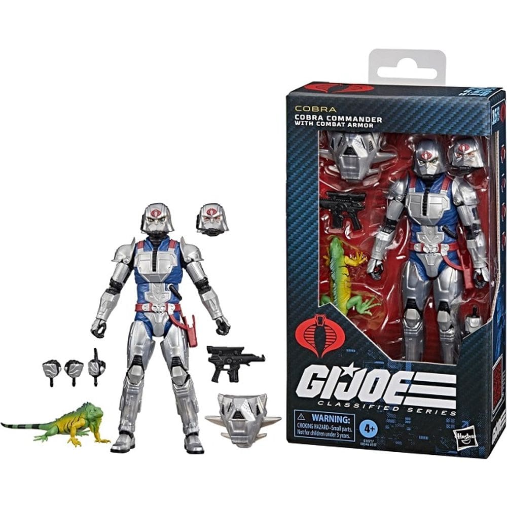 Gi Joe Classified Series Elite Cobra 168 – Cobra Commander With Combat Armor- Hasbro