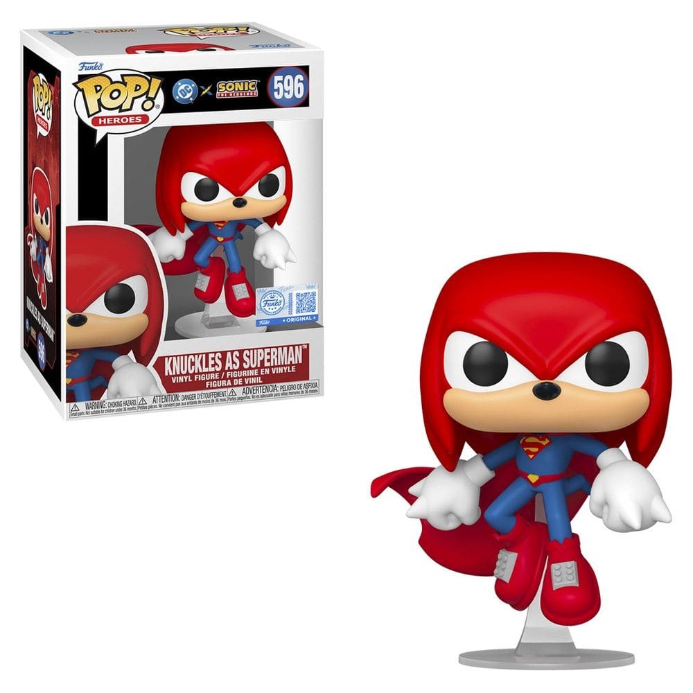 Funko Pop Heroes Sonic Knuckles como Superman 596