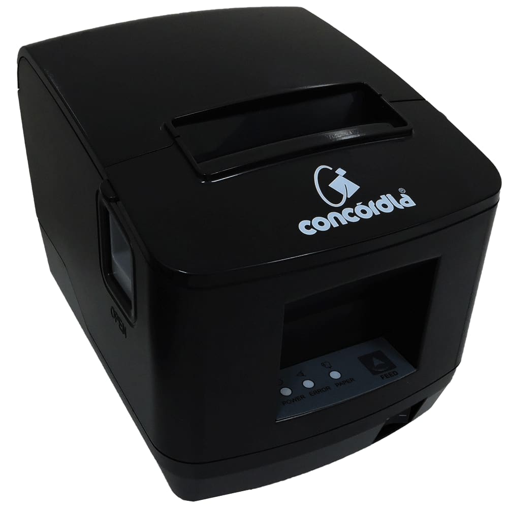Impressora Não Fiscal Térmica De Cupom Concórdia Xp V320 Usb, Bluetooth E Ethernet Preta