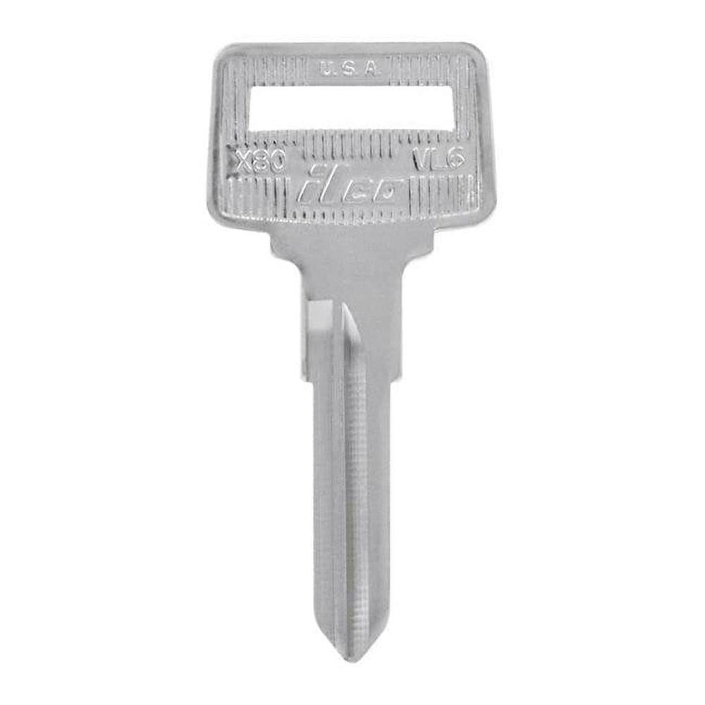 Key Blank Hillman VL6 de dupla face para Volvo