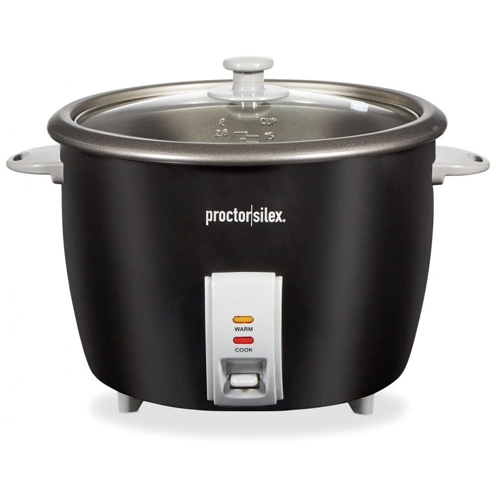 Panela de Arroz Elétrica 2,8 Litros com Cesto á Vapor para Legumes, 1000W, 110v, PROCTOR SILEX 37555, Preto