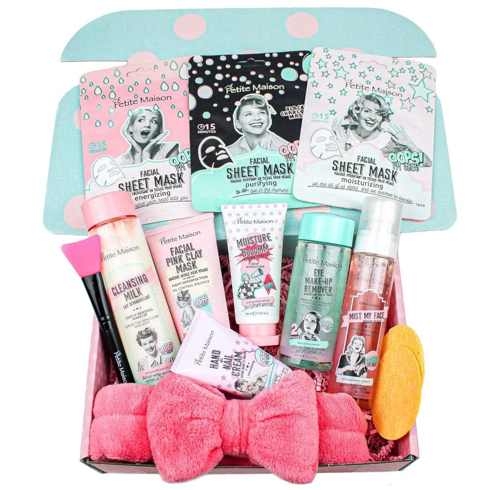 Kit Skincare Completo para Cuidados com a Pele 25 Produtos, PETITE MAISON PTM0026, Azul