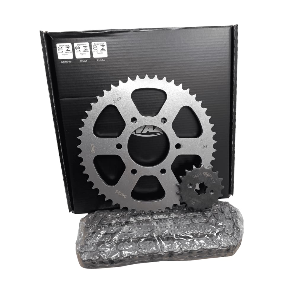 Kit Relacao Transmissao Vaz Completo Xtreme D00374x Haojue Nk150 2022 À 2025