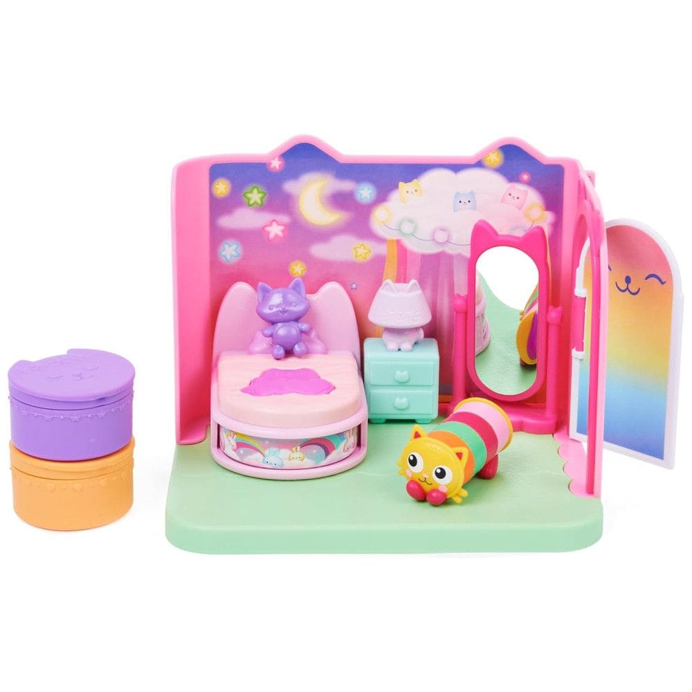 Quarto dos Sonhos com 6 Acessórios para Crianças a partir de 3 anos, GABBYS DOLLHOUSE 20133479, Rosa