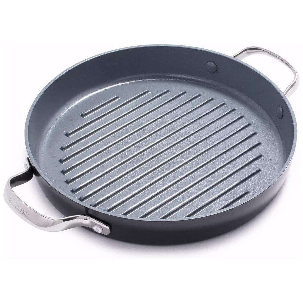 Frigideira de Cerâmica Antiaderente por Indução, GREENPAN CC002677 001, Cinza