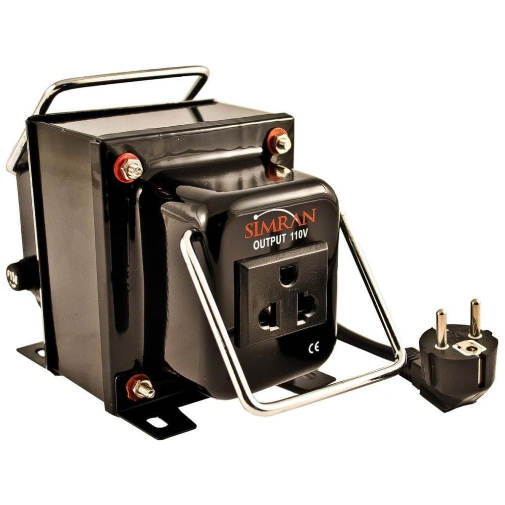 Transformador de Tensão Converte 110V para 220V 240V até 200W, Simran THG 200, Preto