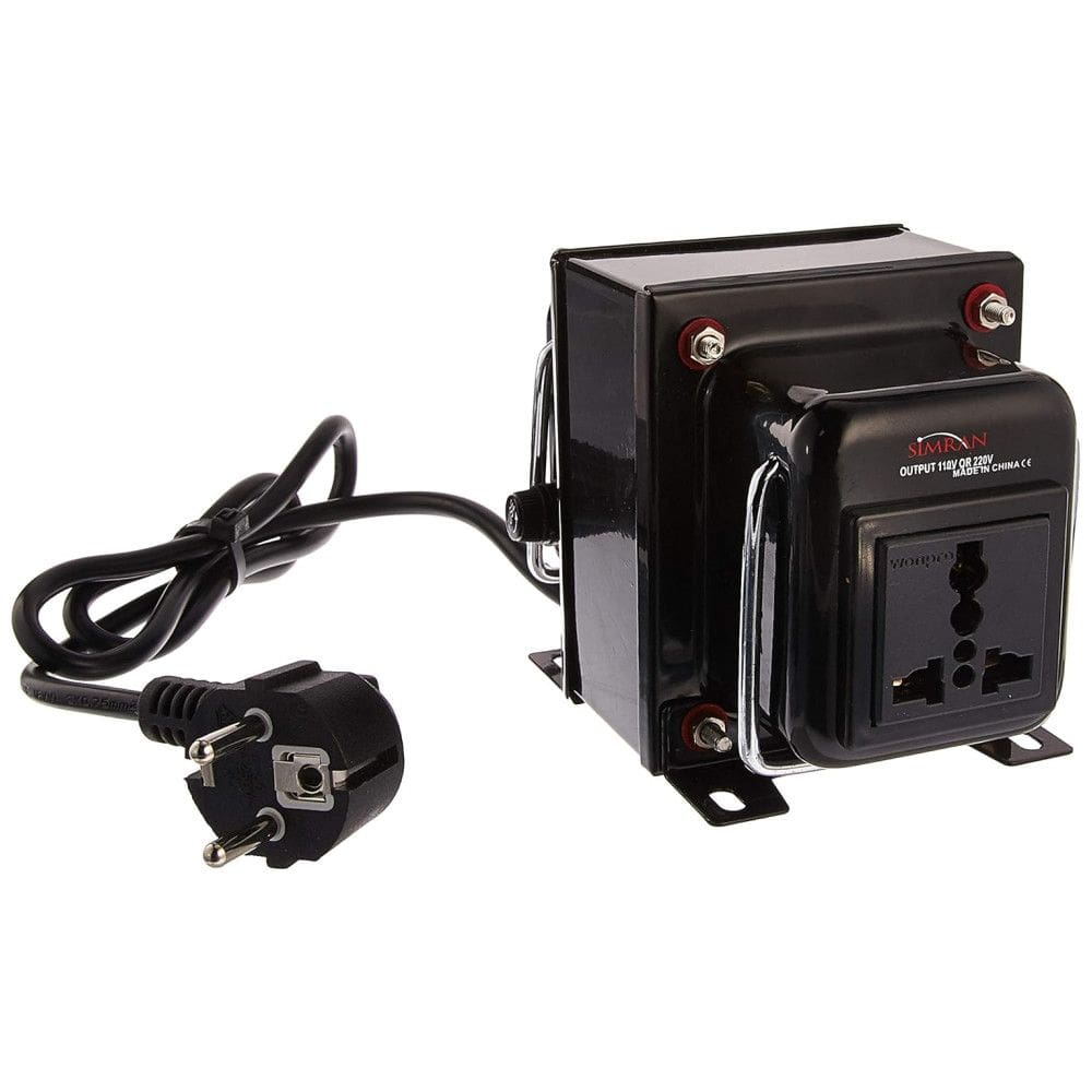 Transformador de Tensão Elevador e Redutor para 110 V e 220, 240 V, 500 W, Simran THG 500T, Preto