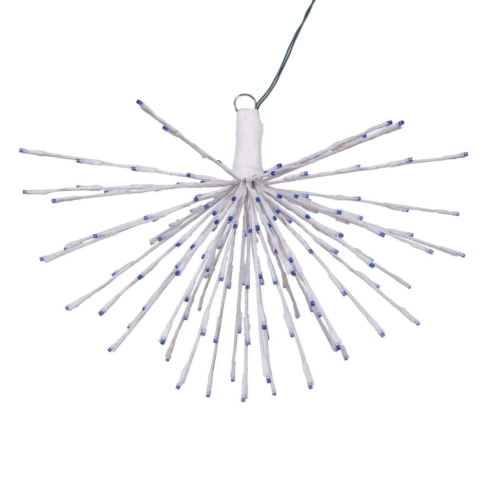 Luzes de corda Vickerman 160 Blue 5mm LED 61cm com fio 24V