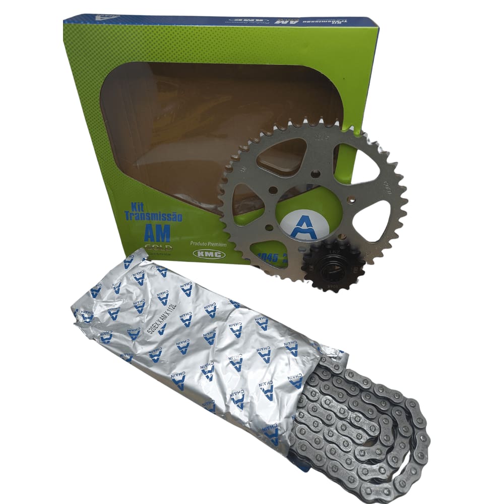 Kit Relação Kmc Am Gold Kawasaki Z750 Z 750 2004 à 2011