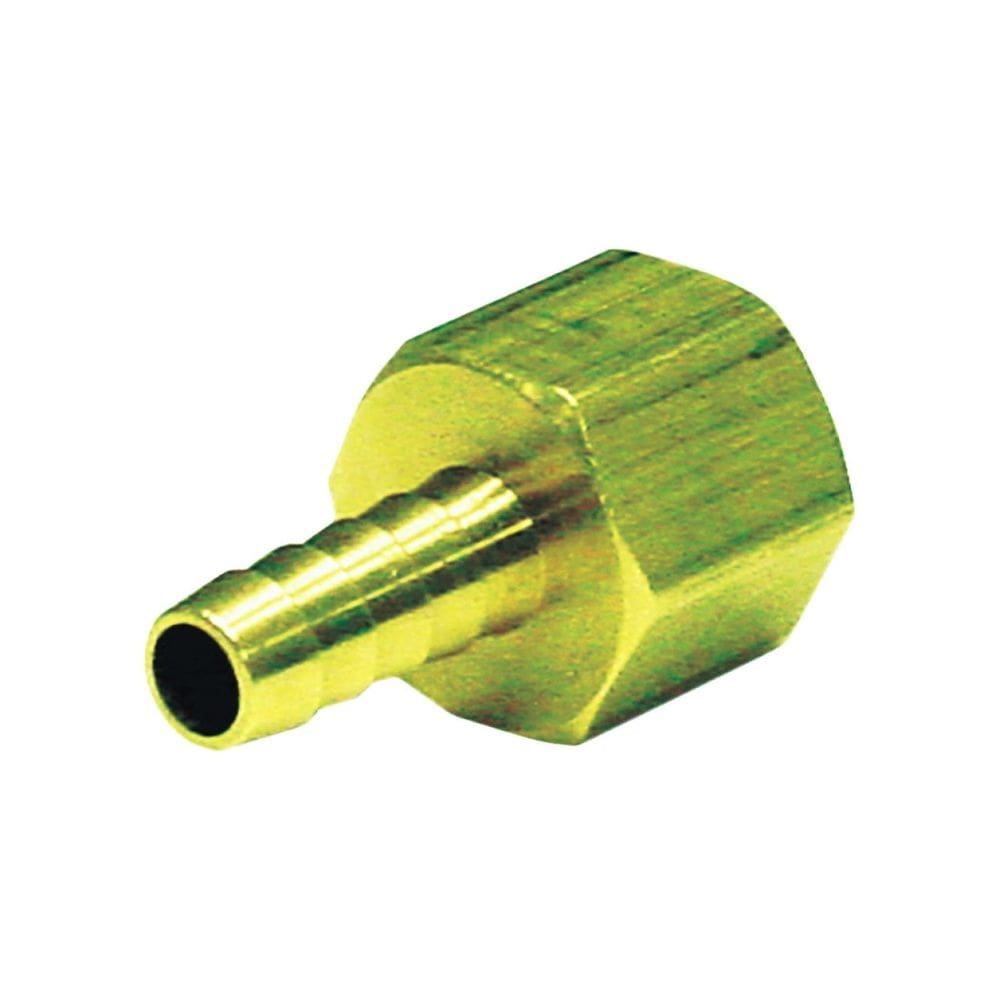 Adaptador de mangueira JMF 1/8” em latão sem grafite FPT
