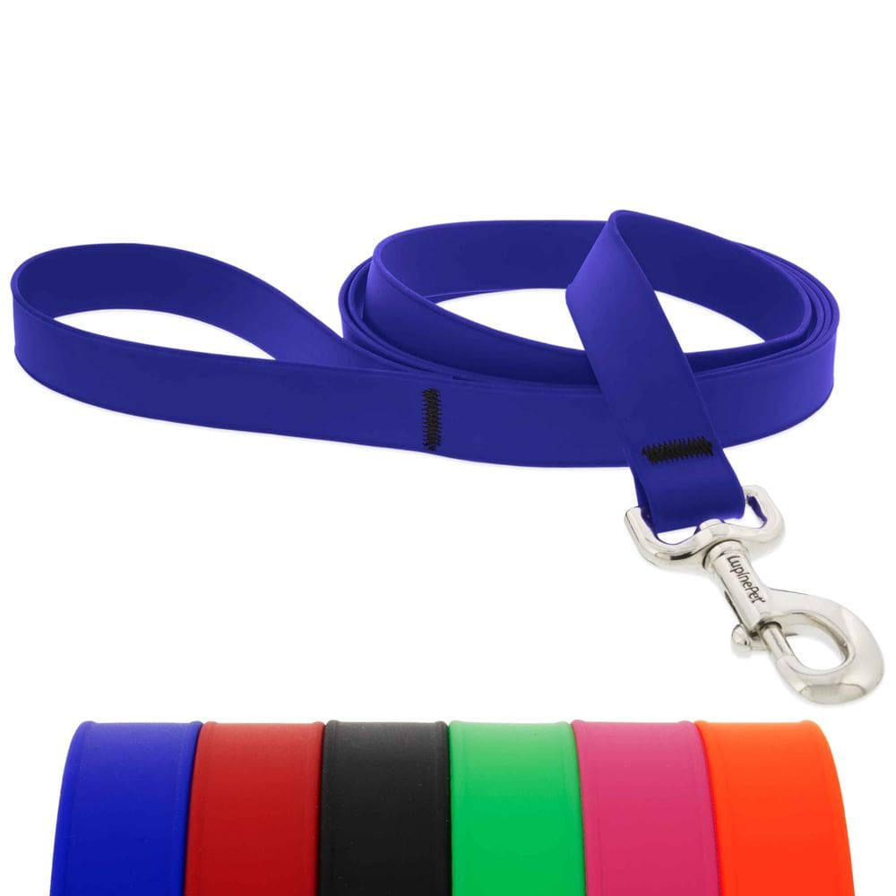 Coleira LupinePet Waterproof BioThane 2 m True Blue
