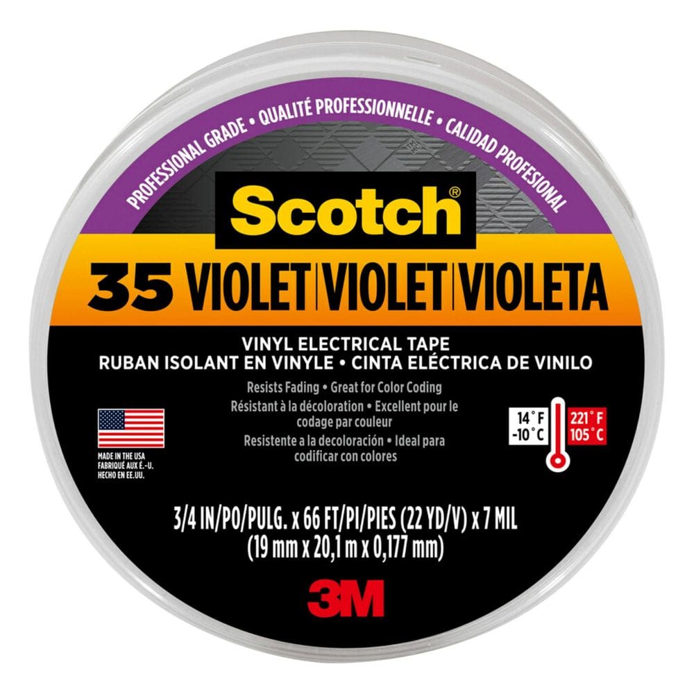 Fita adesiva Scotch 3M Vinyl Color Coding Violet 20m