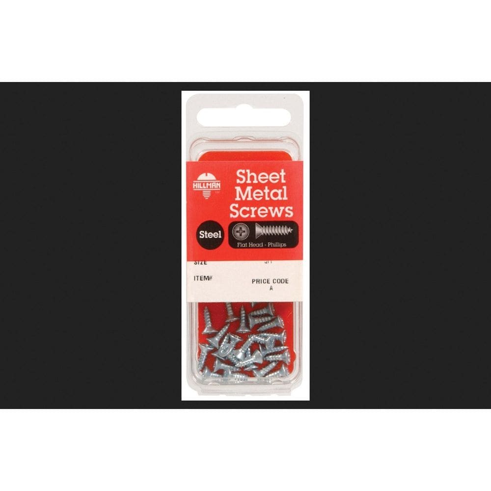 Parafusos Hillman 8 x 2,5 cm Flat Head Phillips Zinc 15pk