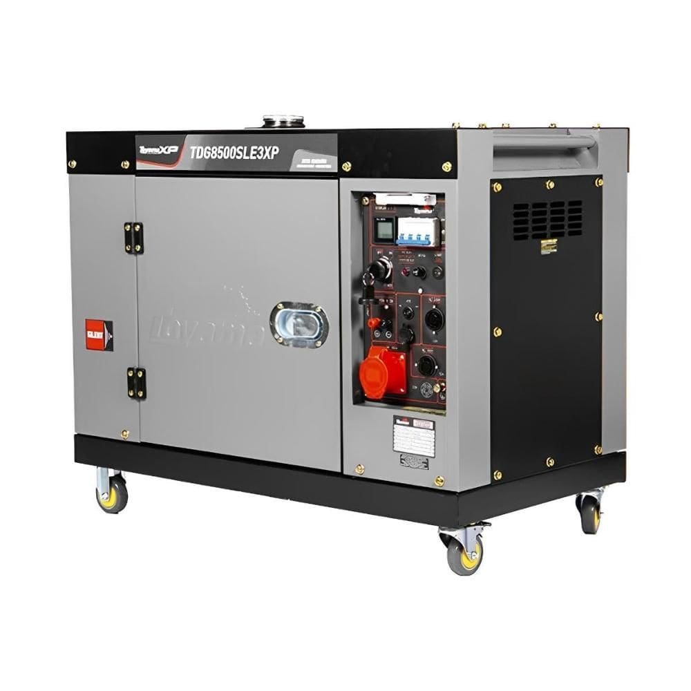 Gerador de Energia a Diesel 7,5 KVA Trifásico Partida Elétrica TDG8500SLE3XP 251-075 TOYAMA