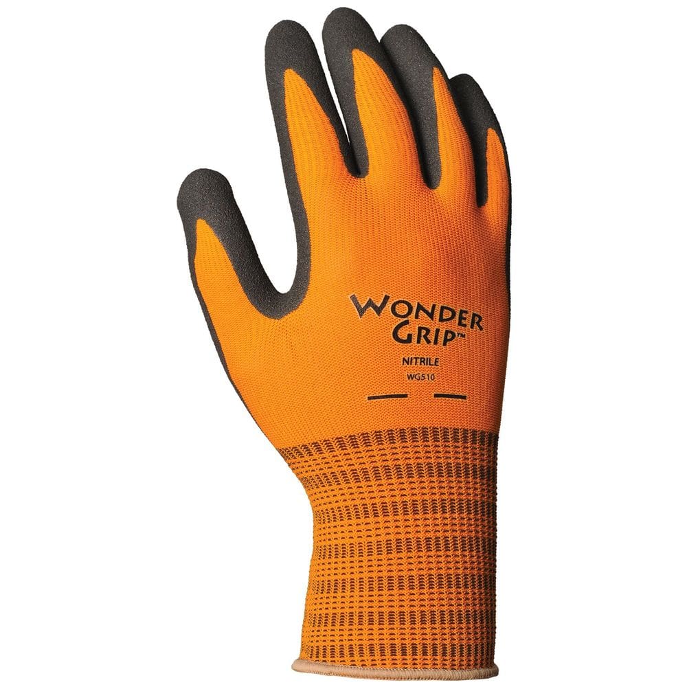 Luvas Wonder Grip Bellingham 510 Extra Tough, pequenas, laranja/pretas