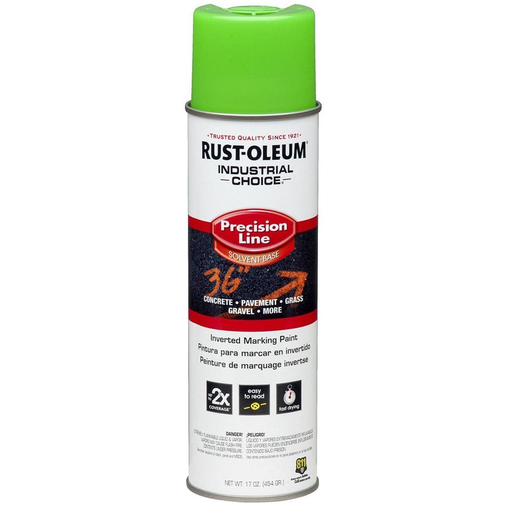 Pintura Rust-Oleum 203023 Precision-Line 454g verde fluorescente