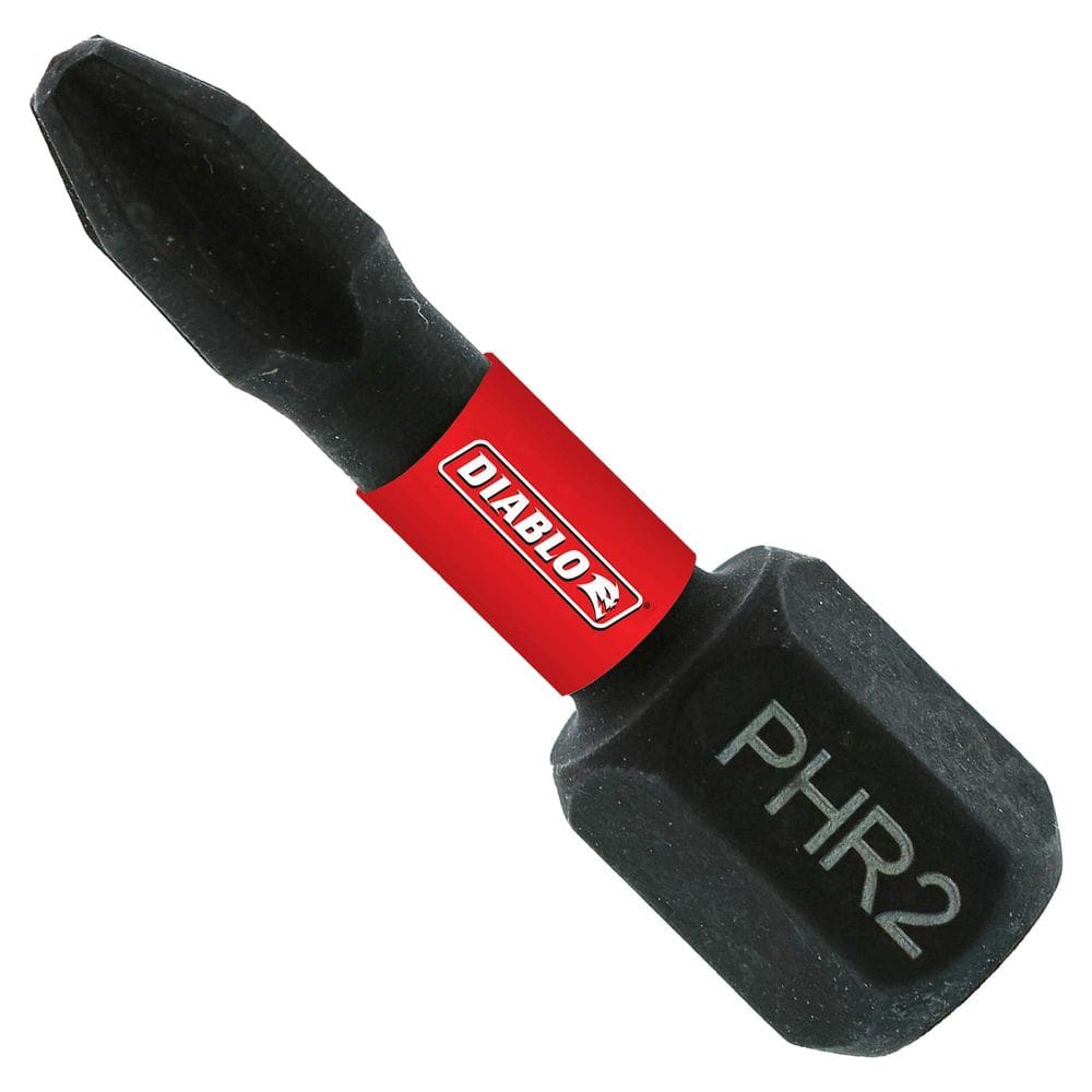 Parafuso de drywall Drive Bit Diablo PHR2, pacote com 2 unidades