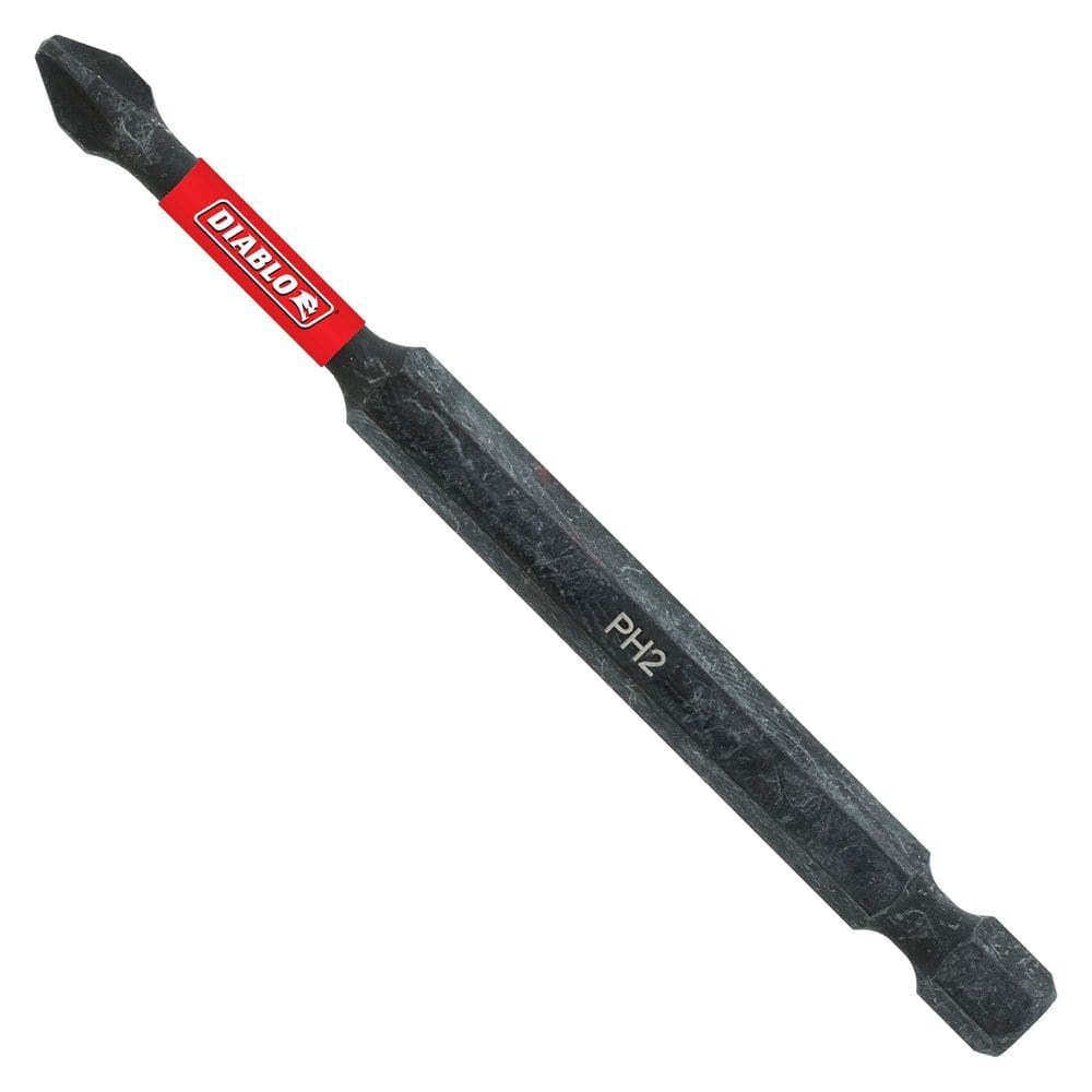 Bit de acionamento Diablo DPH235P1 PH2 1/4” hexagonal 9 cm de comprimento