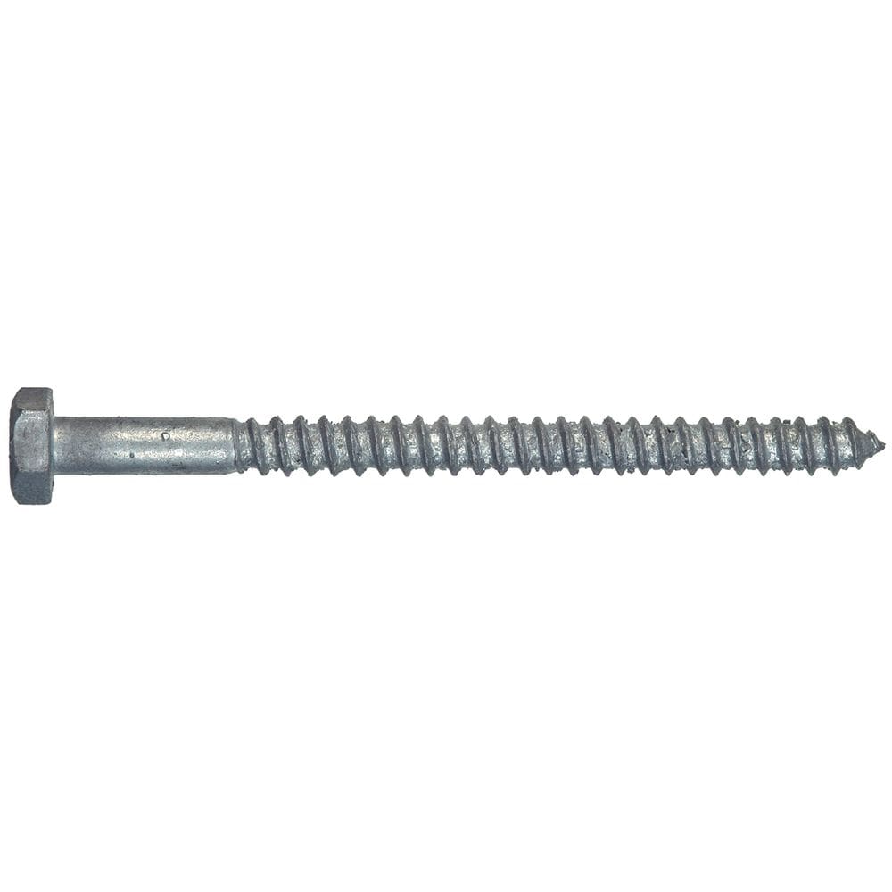 Parafuso hexagonal Hillman 3/8” x 7,5 cm galvanizado a quente, pacote com 50