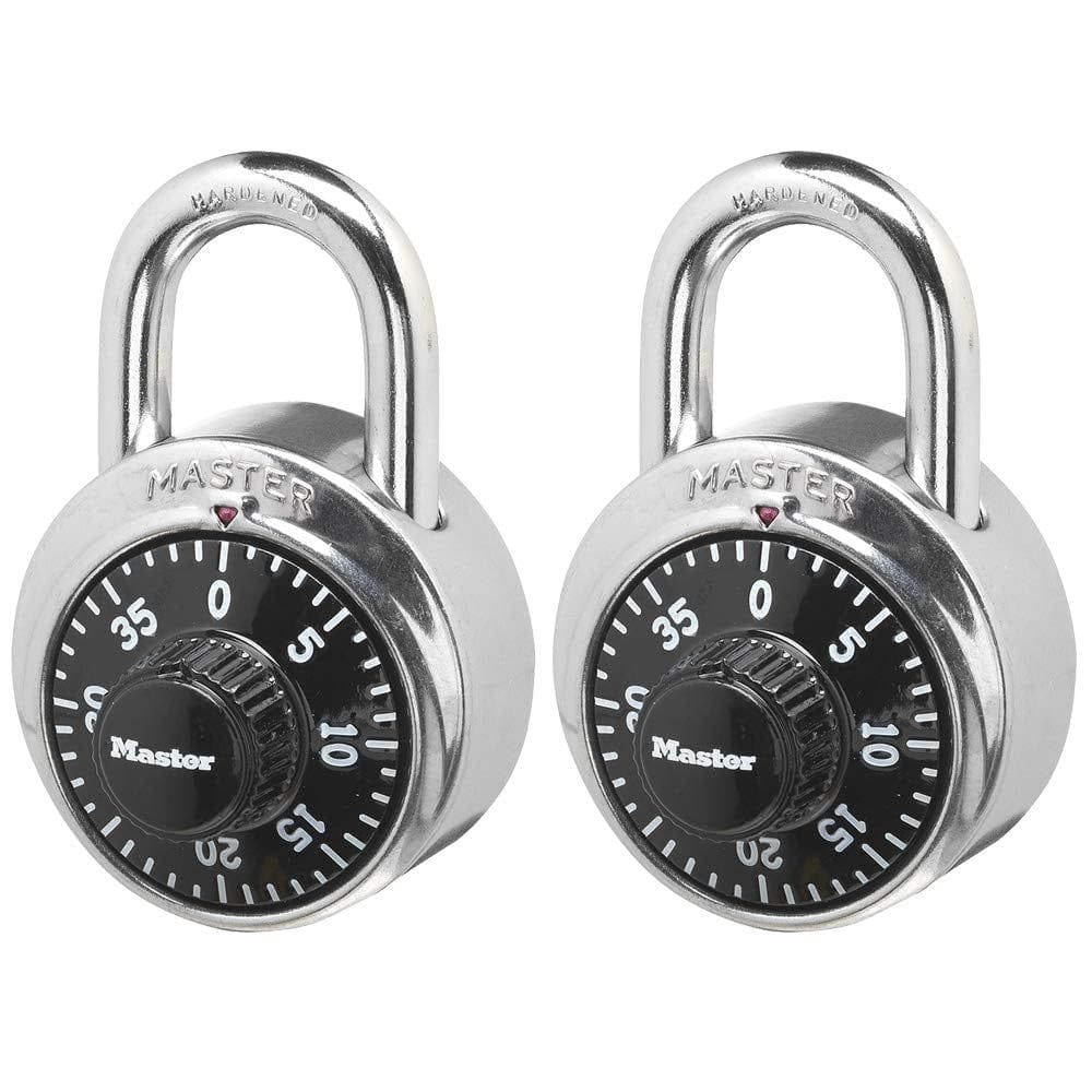 Pacote com 2 cadeados combinados Locker Lock Master Lock 1500T