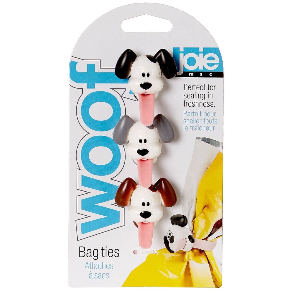 Kitchen Ties Joie Woof, conjunto reutilizável multiuso de 3 peças de silicone