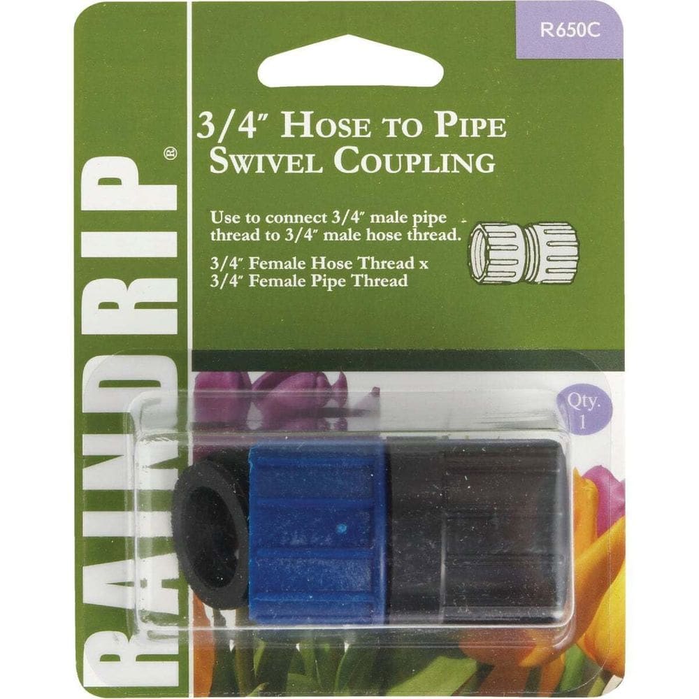 Adaptador de mangueira Raindrip R650C para acoplamento de tubo de 3/4”
