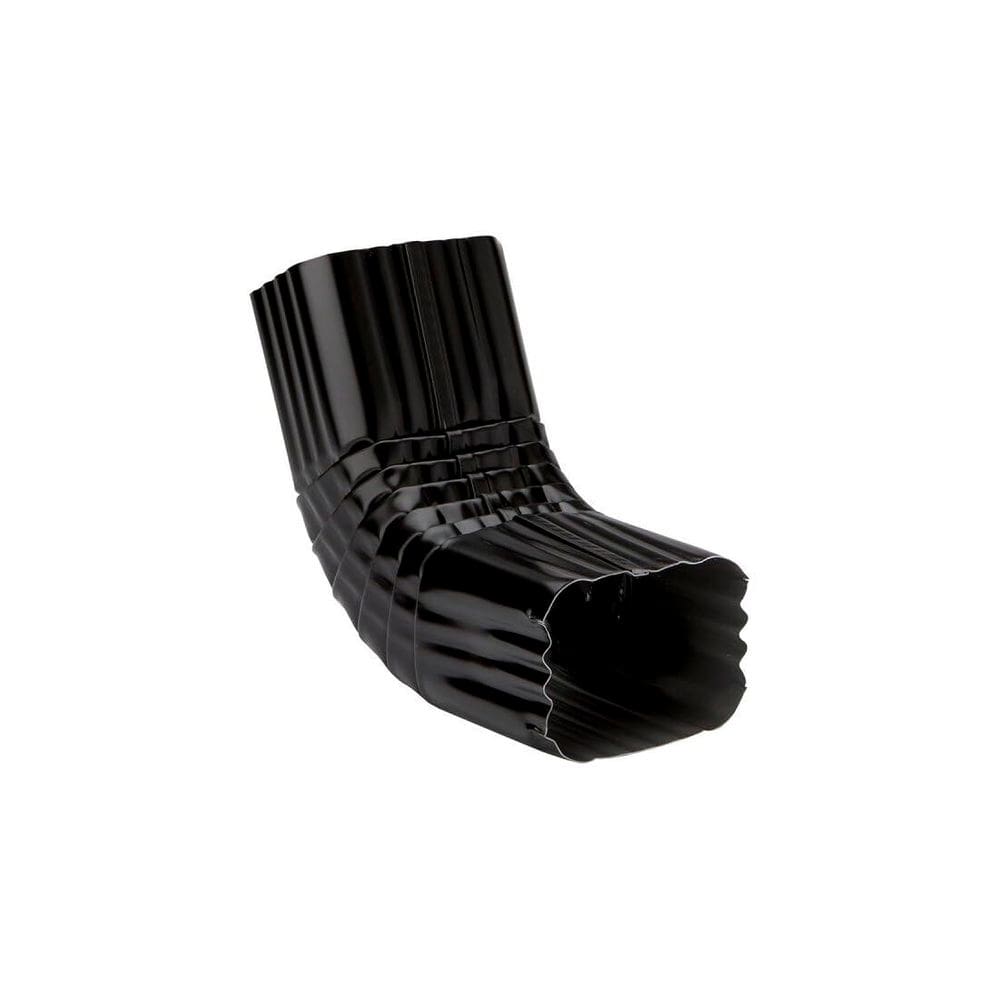 Cotovelo Downspout Amerimax Alumínio Preto 5x7x10cm