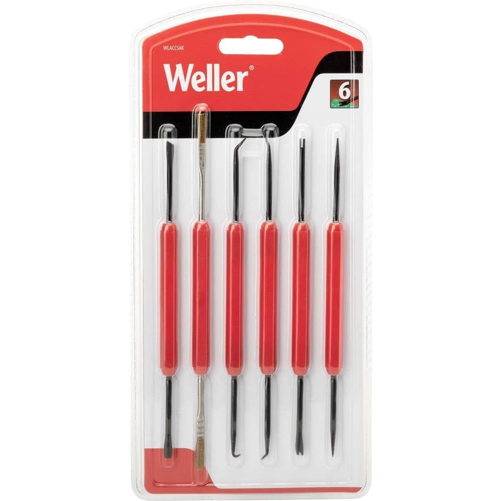 Kit de auxílio de solda Weller WLACCSAK-02 6 ferramentas de dupla face