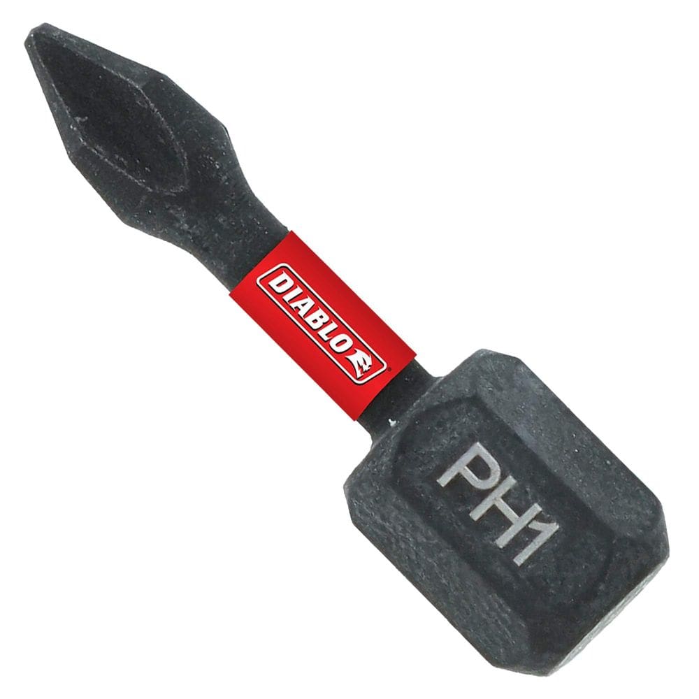 Drive Bits Freud Diablo 1 em #1 Phillips, pacote com 5