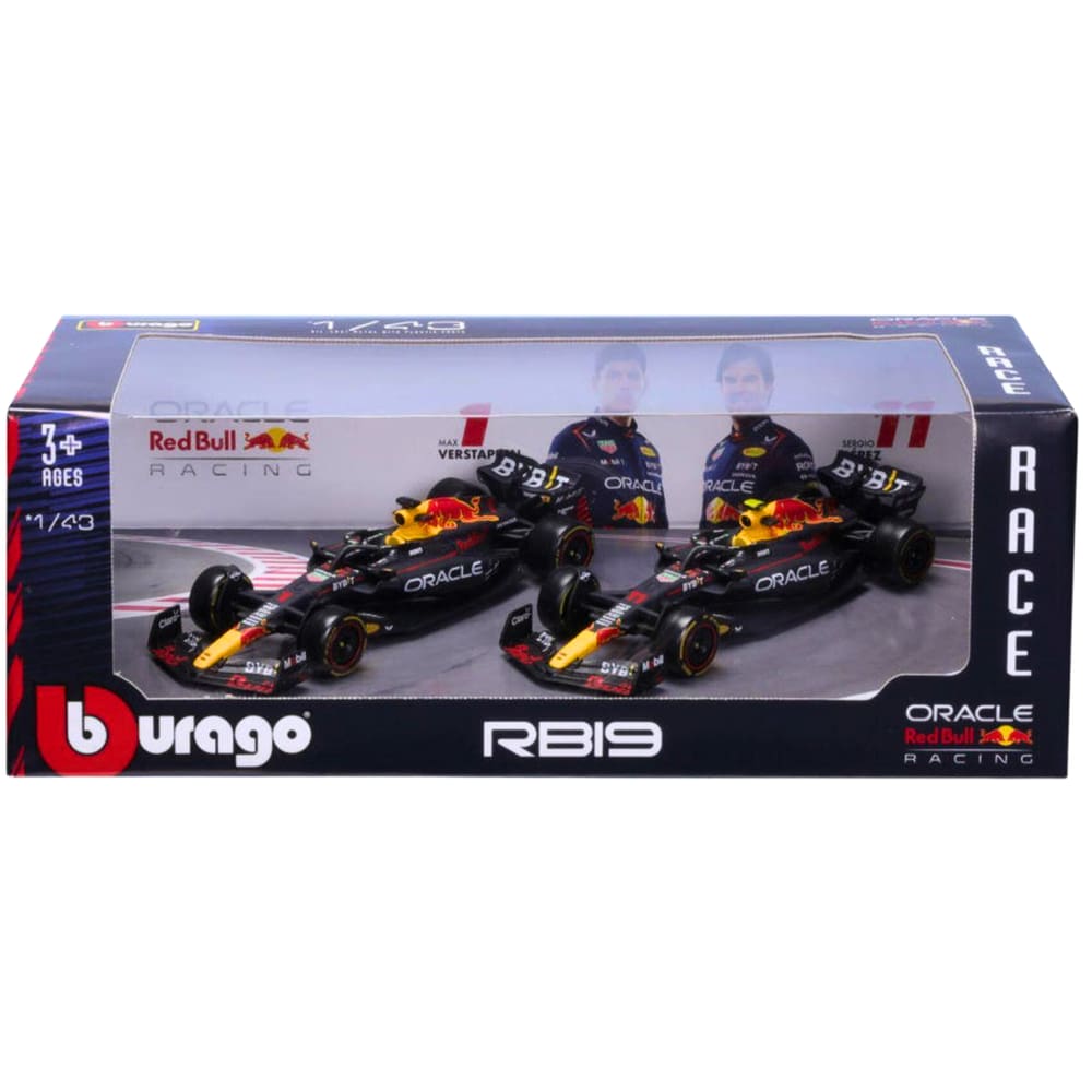 Carrinho Realista Oracle Red Bull Racing 2-Pack 1:43 Maisto