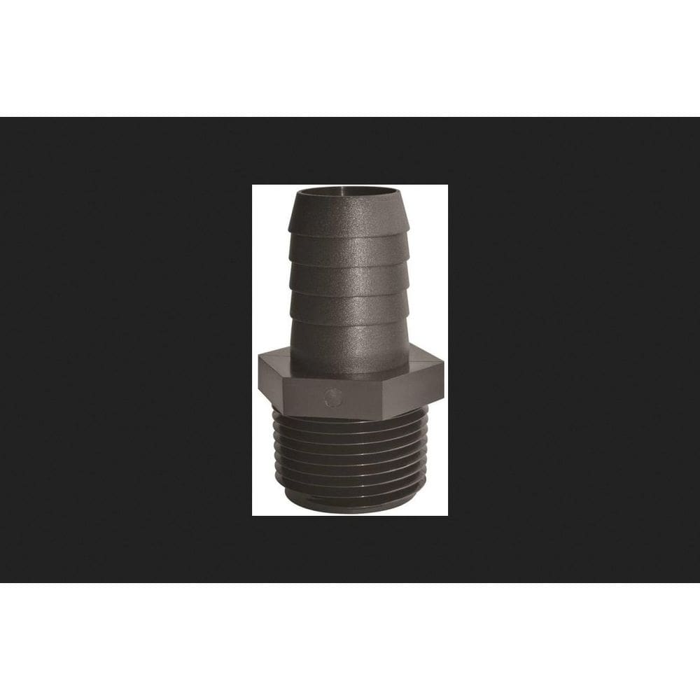 Encaixe de tubulação de mangueira Greenleaf A 3812 Adaptador de polipropileno 3/8”x1/2”