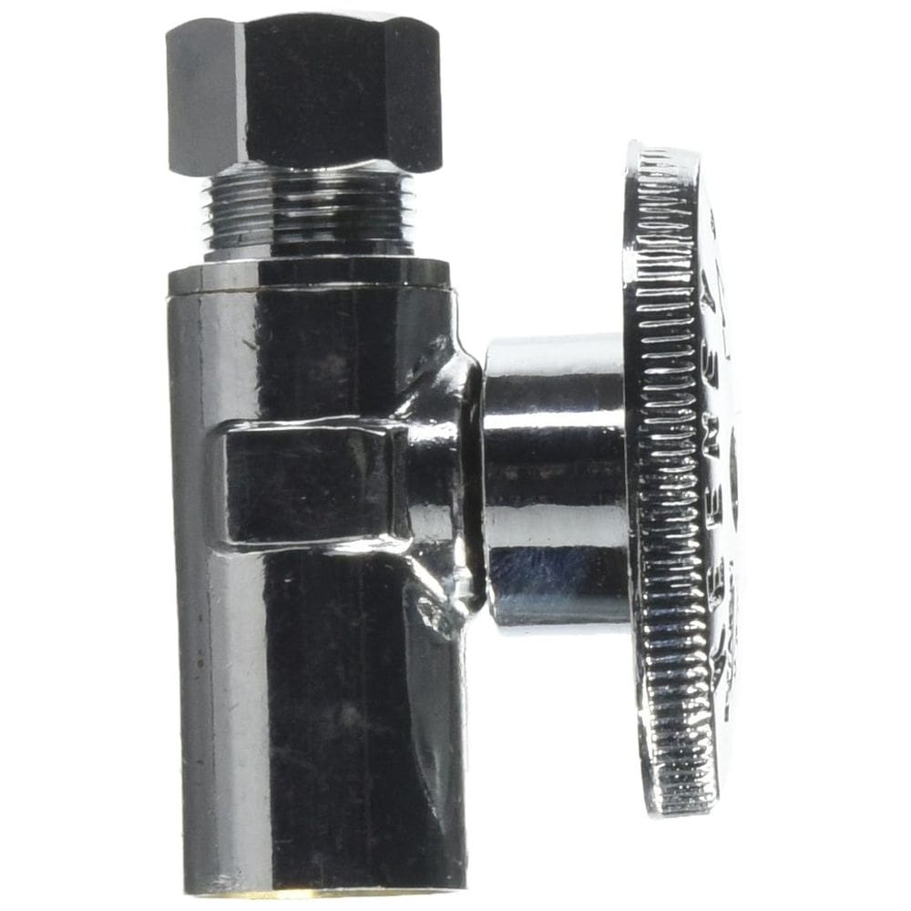 Válvula de corte de latão Keeney 2781PCLF 1/2”x3/8” cromada
