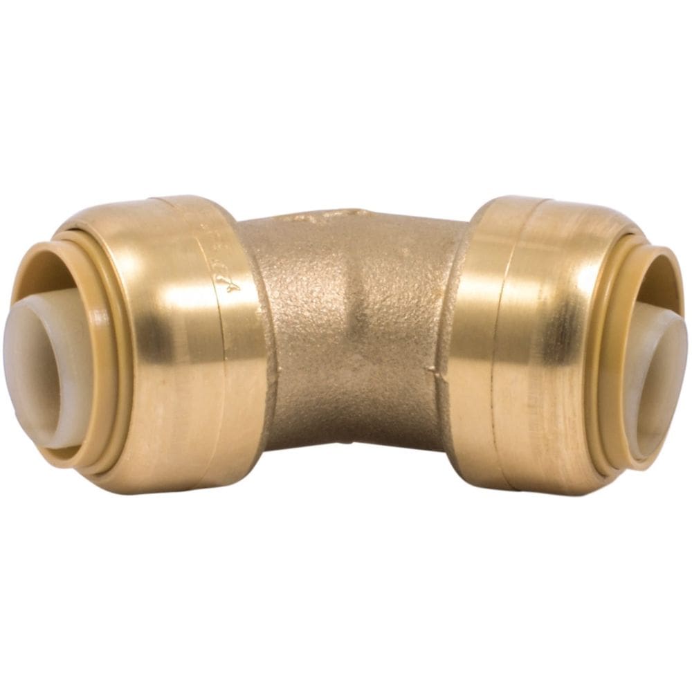 Encaixe de cotovelo SharkBite de 3/4” 45° em latão Push-to-Connect