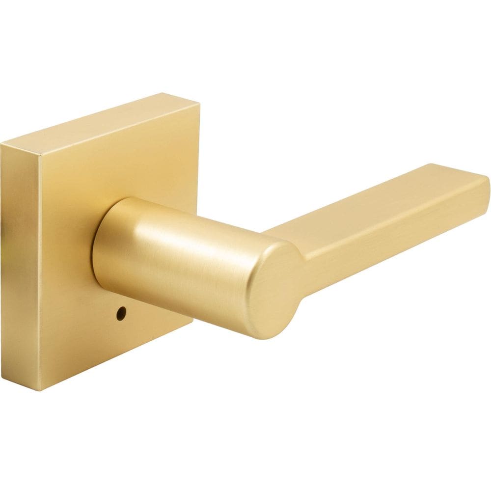 Alavanca de porta Stone Harbor Hardware Vienna Privacy Satin Brass