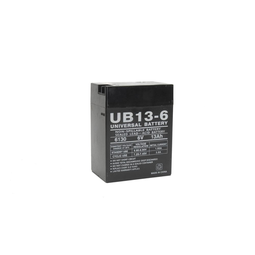 Bateria automática UPG UB13-6 6V 13Ah de grafite-ácido
