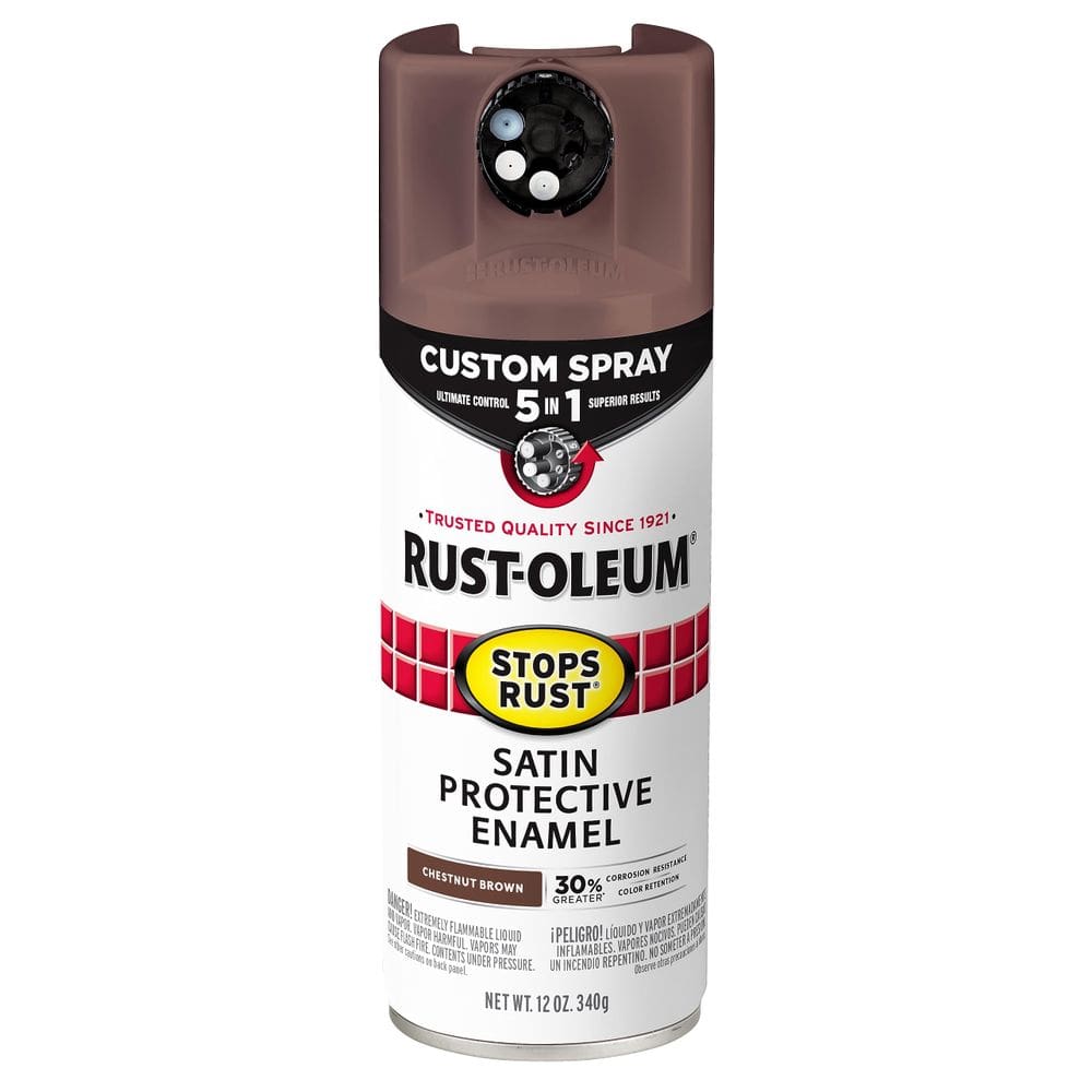 Tinta spray Rust-Oleum 376877 340g Castanho Acetinado