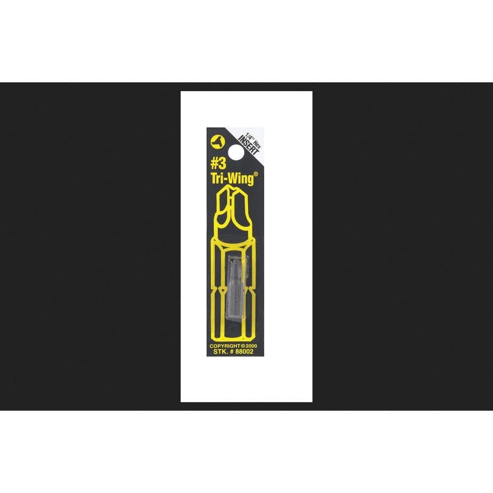 Inserção hexagonal Tri-Wing #3 1/4” da Security Bit Best Way Tools