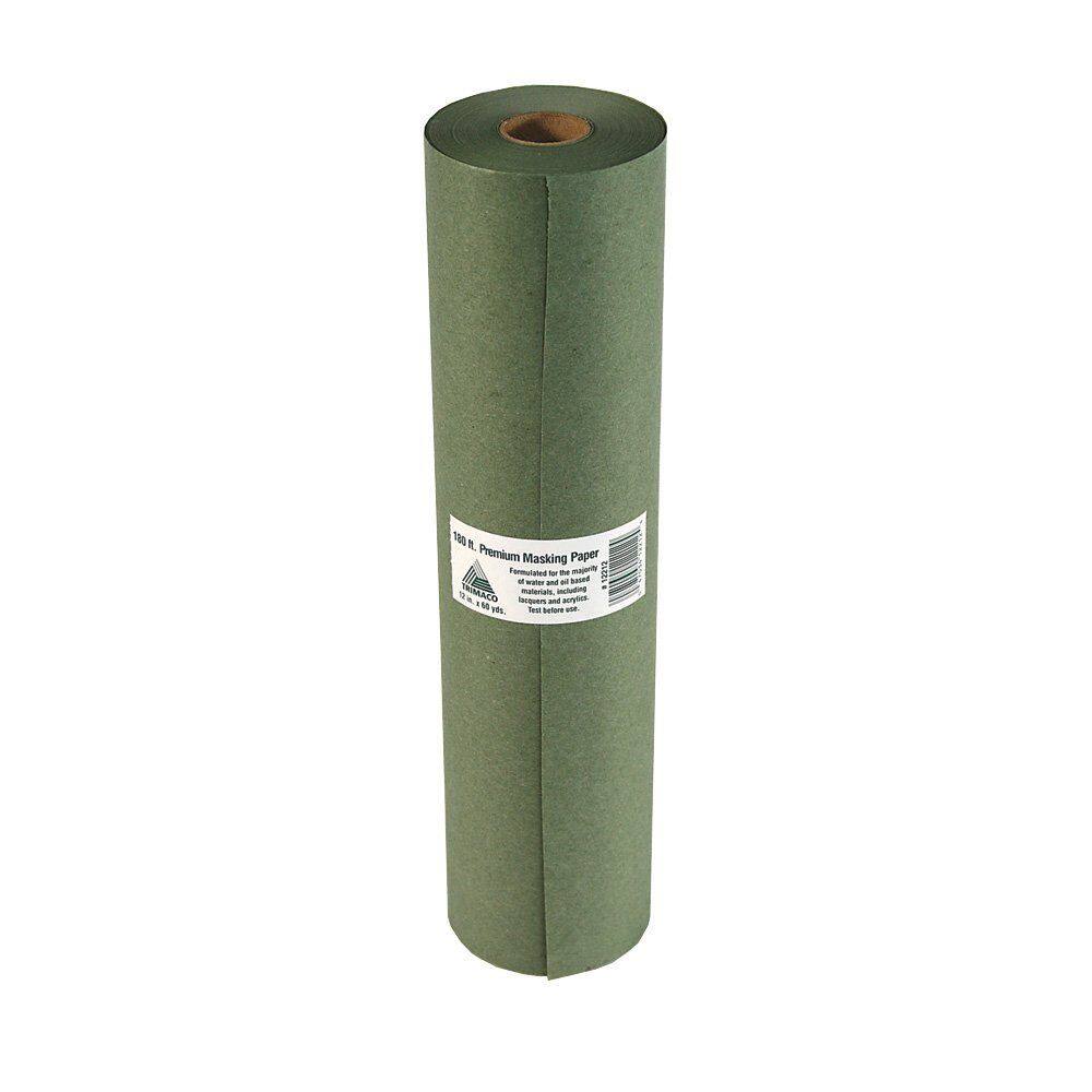 Papel de máscara Trimaco PR12 30cm x 55m Verde