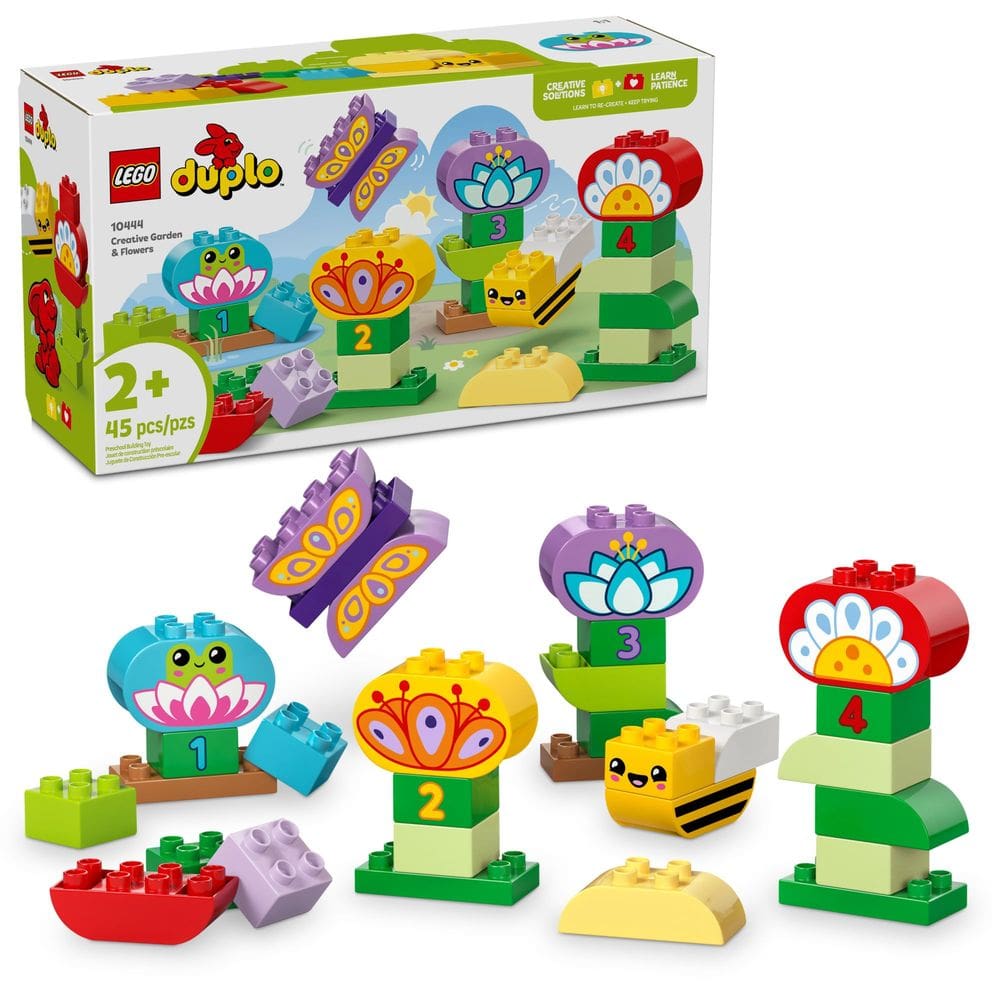 Brinquedo de construção LEGO DUPLO Town Creative Garden & Flowers 10444