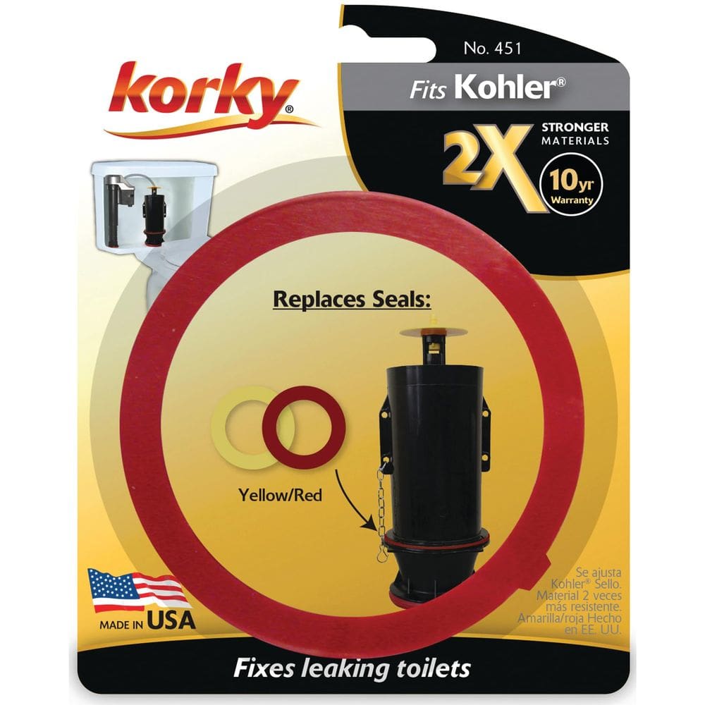Válvula de descarga de vaso sanitário Korky 451 serve para Kohler 2X Long Life