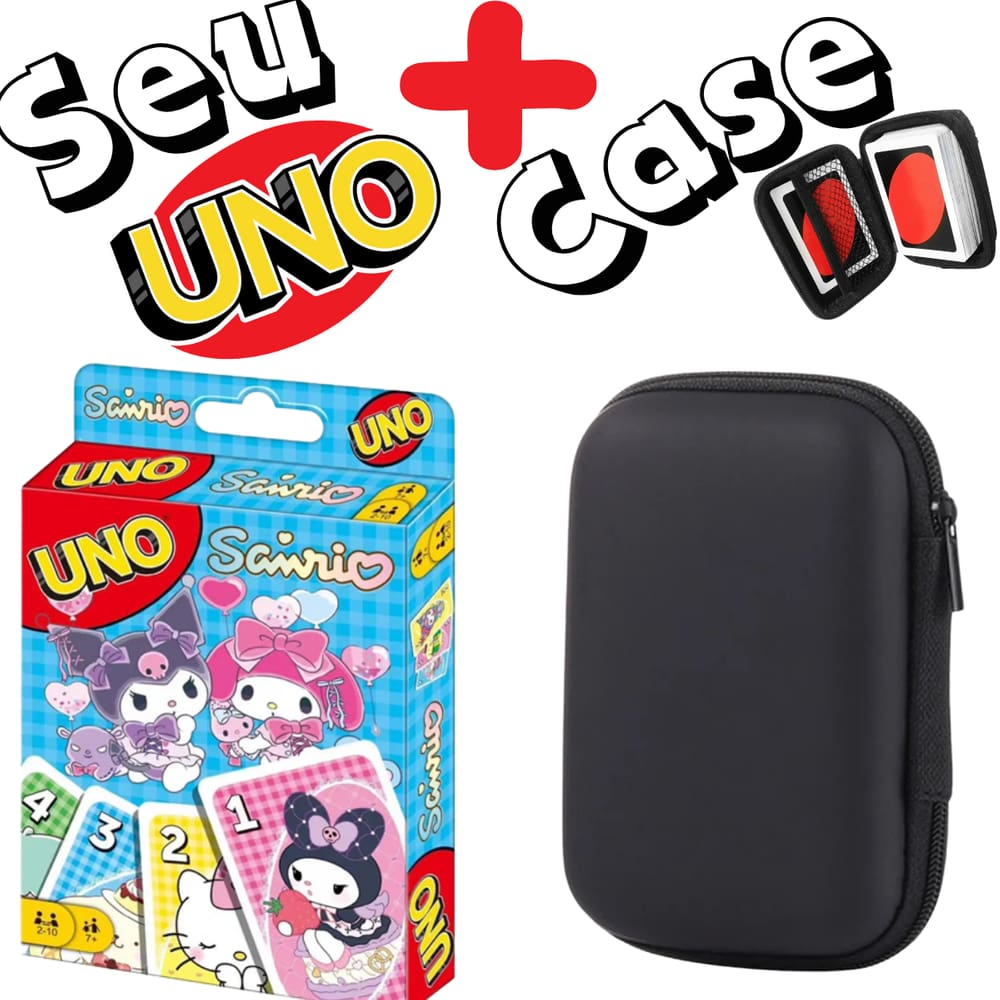 Kit Case + Jogo de Cartas - Sanrio