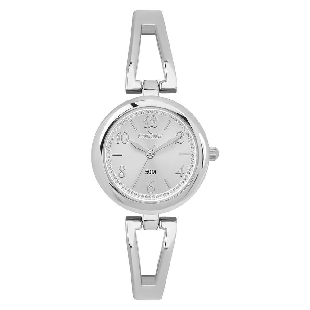 Relógio Condor Feminino Ref: Co2035Nuk/5K Bracelete Prateado