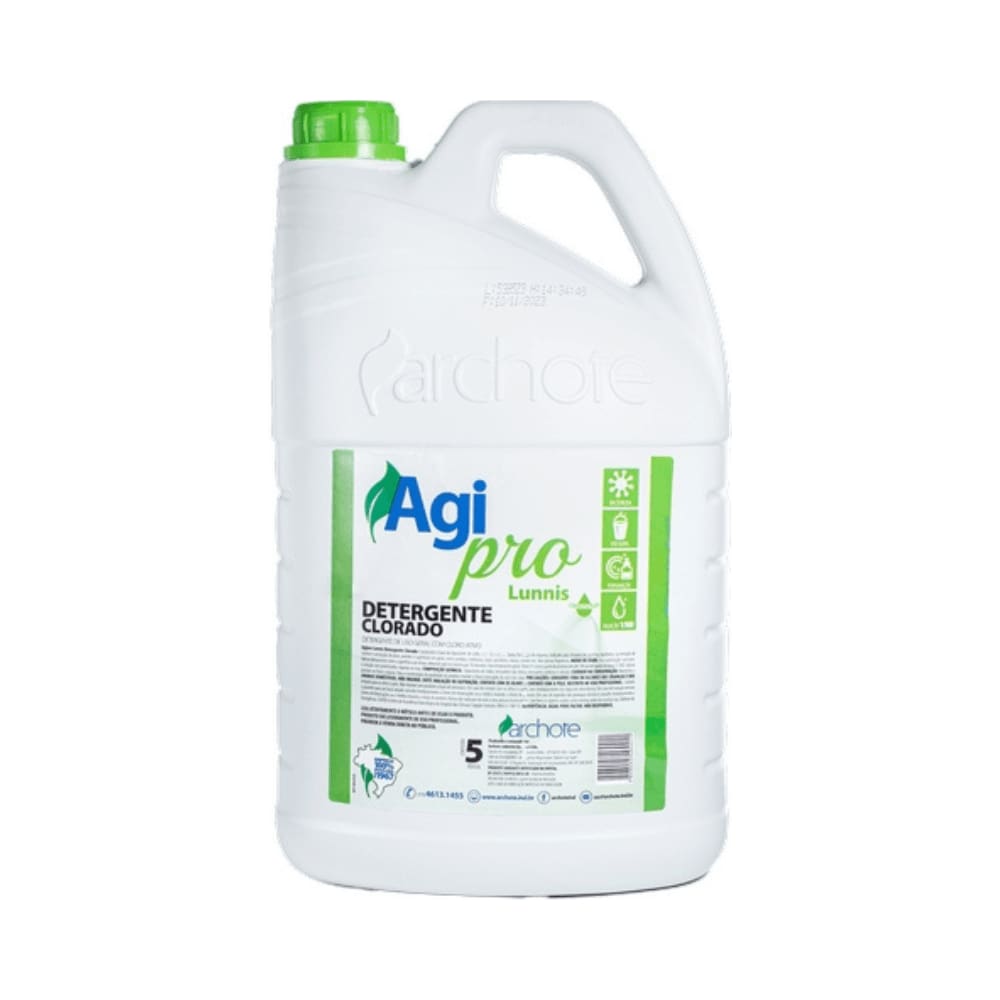 Detergente Clorado Agipro Galão com 5 Litros Archote